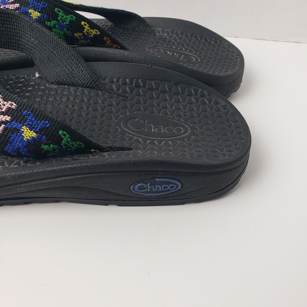 Chacos Grateful Dead Dancing Bears Womens Size 8 Black Sandals - Picture 6 of 16